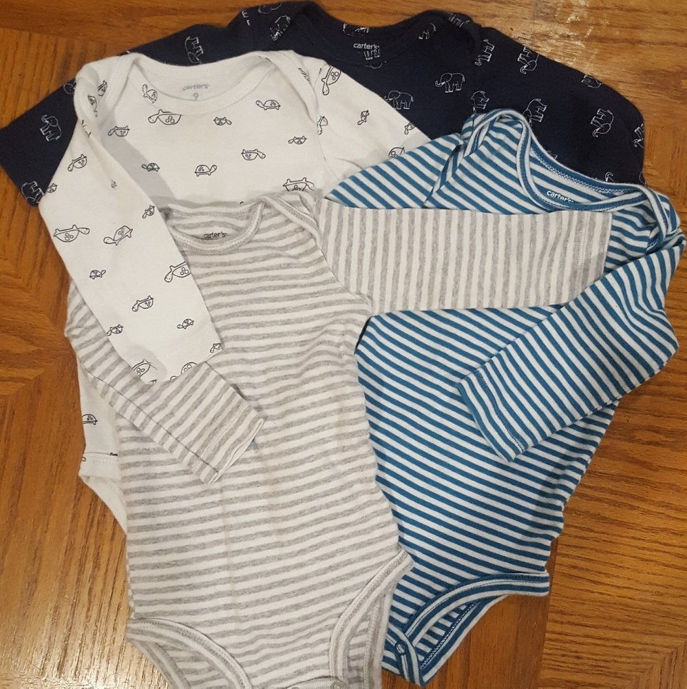 Long sleeve boys onesie bundle